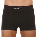 Boxershorts för män Gino bambu sömlös svart (53004)