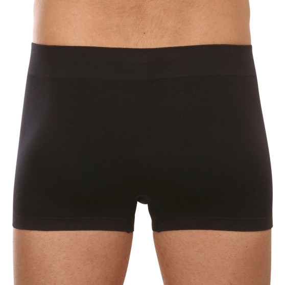 Boxershorts för män Gino bambu sömlös svart (53004)