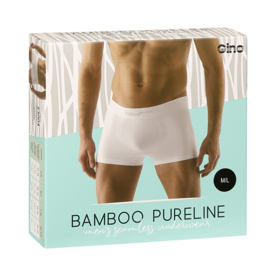 Boxershorts för män Gino bambu sömlös svart (53004)