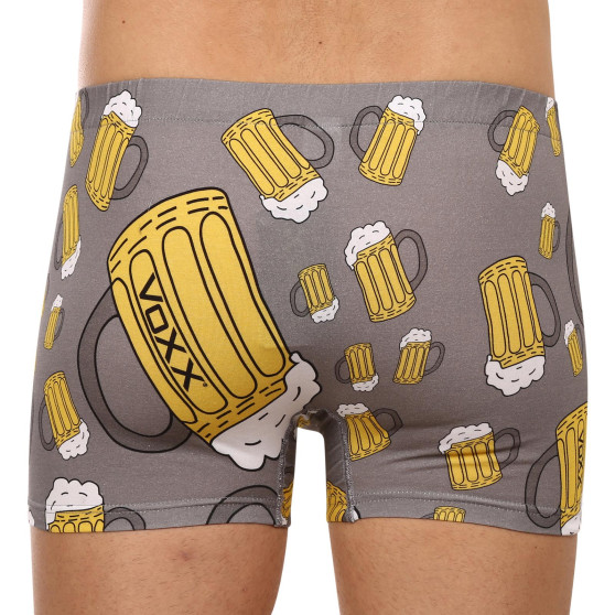 Boxershorts för män VoXX multicolour (Kevin-pivo/velké šedé)