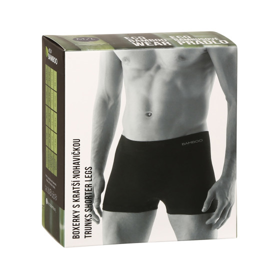 Boxershorts för herrar Gino sömlös bambu grå (53005)