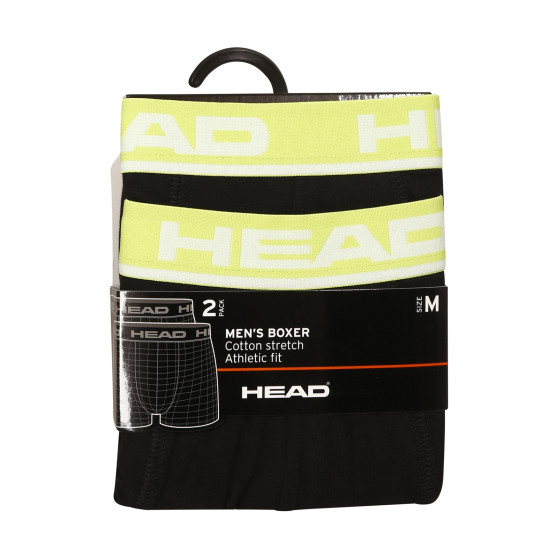 2PACK Boxershorts HEAD svart, herr (701202741 019)