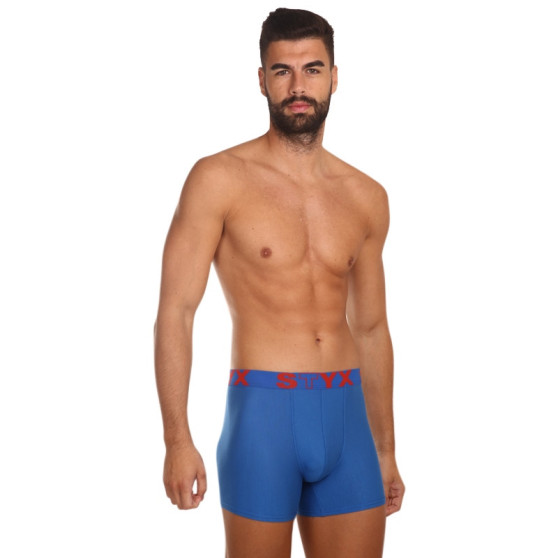 3PACK boxershorts för män Styx lång sport elastisk flerfärgad (3U96789)