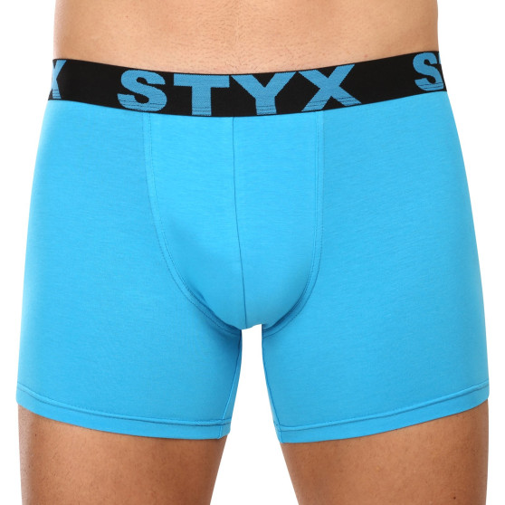 3PACK boxershorts för män Styx lång sport elastisk flerfärgad (3U96789)