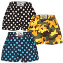 3PACK shorts för barn Styx art classic rubber flerfärgad (3J15901)