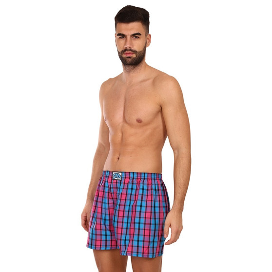 3PACK Boxershorts för herrar Styx klassisk elastisk flerfärgad (3A93489)