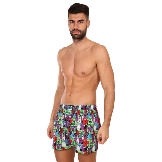 3PACK Boxershorts för herrar Styx art classic rubber flerfärgad (3A14895)