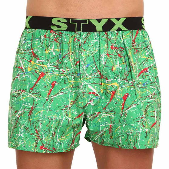 3PACK Boxershorts för herrar Styx art sports gummi flerfärgad (3B13356)