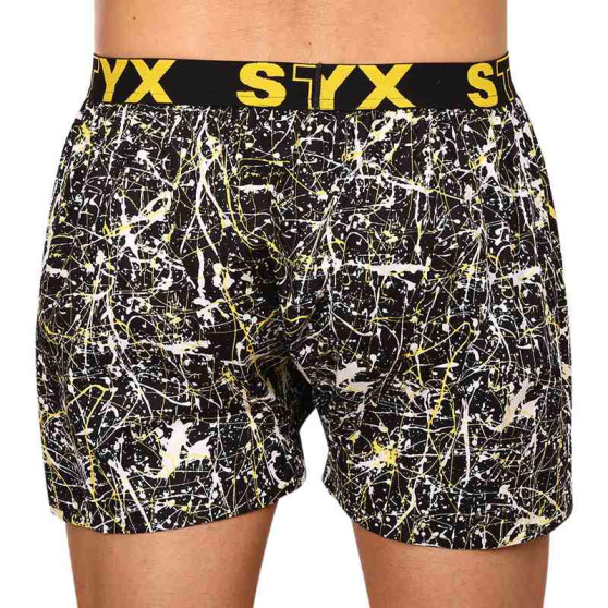 3PACK Boxershorts för herrar Styx art sports gummi flerfärgad (3B13356)