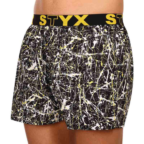 3PACK Boxershorts för herrar Styx art sports gummi flerfärgad (3B13356)