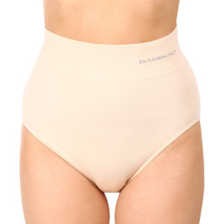 Damtrosor med dragsko Gina bamboo beige (00040)