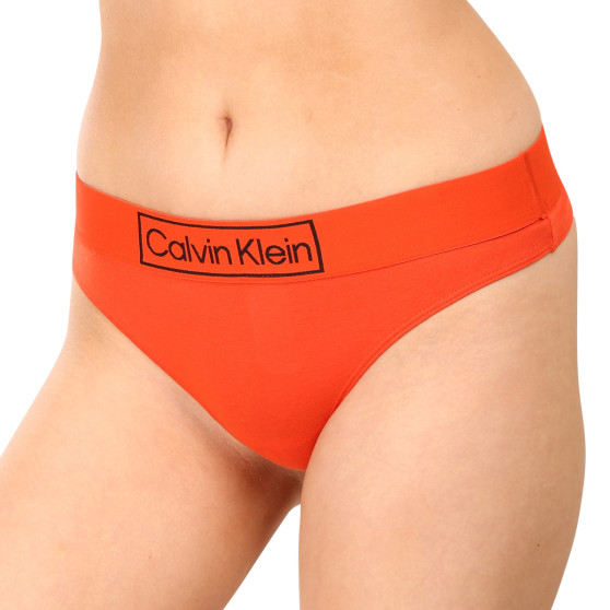 Stringtrosor för damer Calvin Klein orange (QF6774E-3CI)