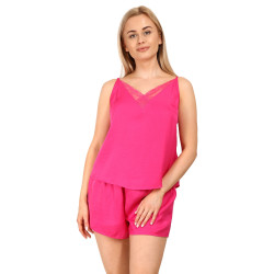 Pyjamas för kvinnor Tommy Hilfiger rosa (UW0UW04446 TP1)