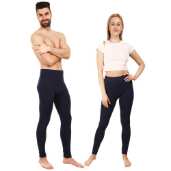 Leggings Gino bambu sömlös mörkblå (95031)