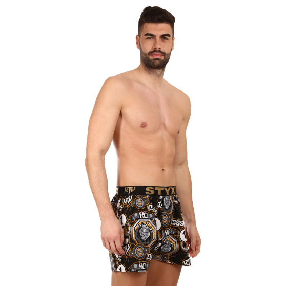 Boxershorts för herrar Styx art / KTV sports gummi - svart gummi (BTC1655)