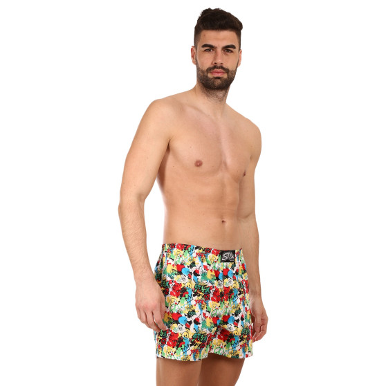 Boxershorts för herrar Styx premium art classic rubber emoji (AP954)