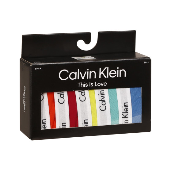 5PACK damtrosor Calvin Klein multicolour (QD3586E-BNG)