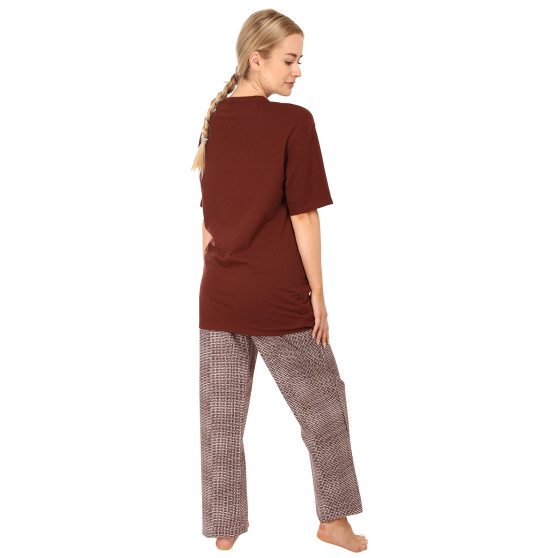 Pyjamas för dam Calvin Klein brun (QS6976E-CD1)