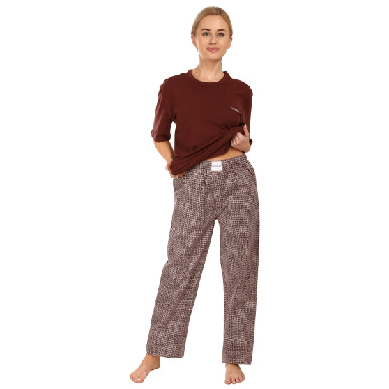 Pyjamas för dam Calvin Klein brun (QS6976E-CD1)