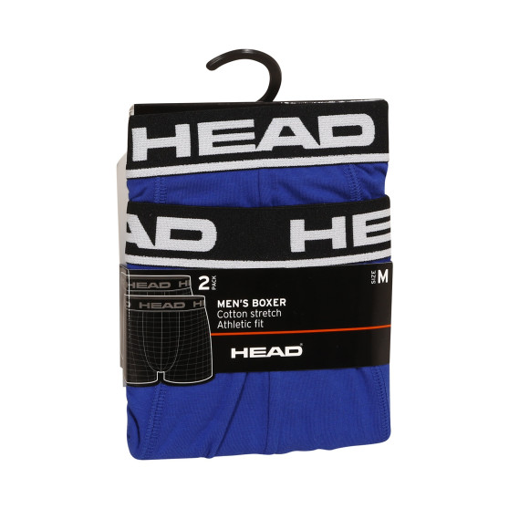 2PACK Boxershorts för män HEAD blå (701202741 006)