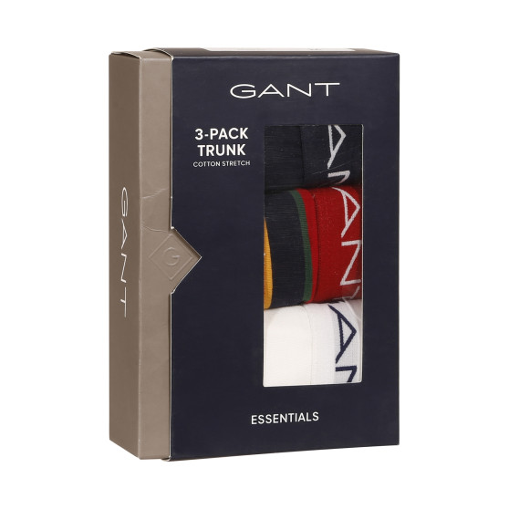 3PACK Boxershorts för herrar Gant multicolour (902243013-630)