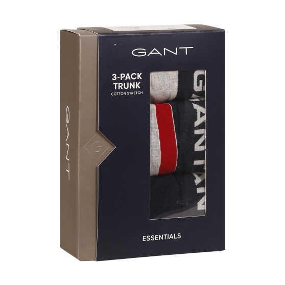 3PACK Boxershorts för herrar Gant multicolour (902313073-94)