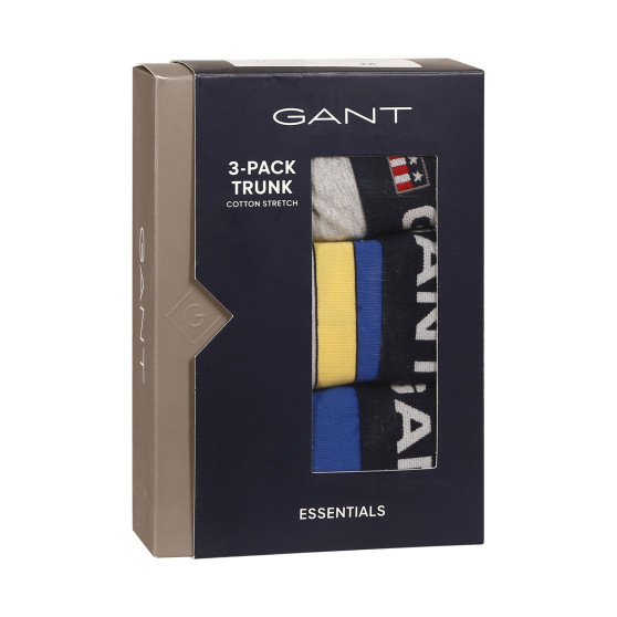 3PACK Boxershorts för herrar Gant multicolour (902313073-447)