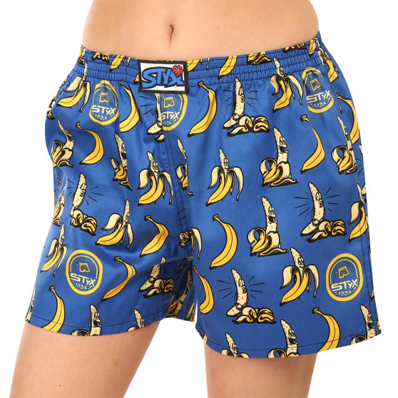 Sovshorts för kvinnor Styx bananas (DTD1359)