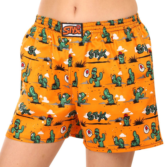 Sovshorts för kvinnor Styx kaktusar (DTD1351)