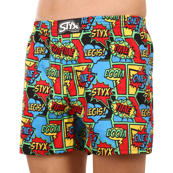 Boxershorts för herrar Styx premium art classic rubber boom (AP955)