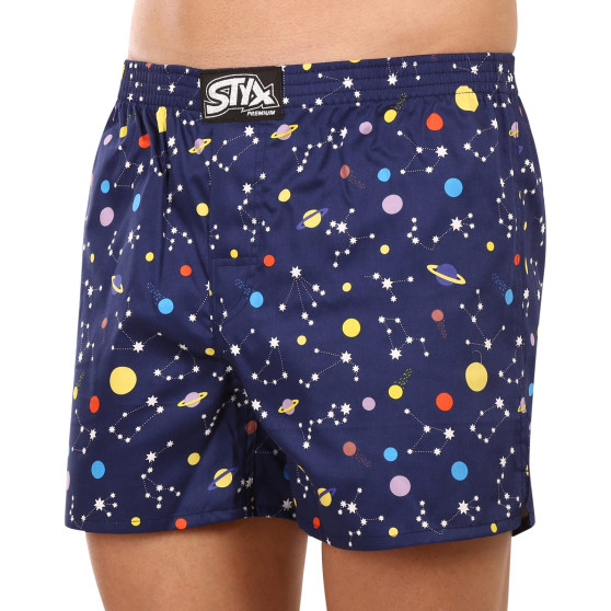 Boxershorts för herrar Styx premium art classic rubber planets (AP1057)