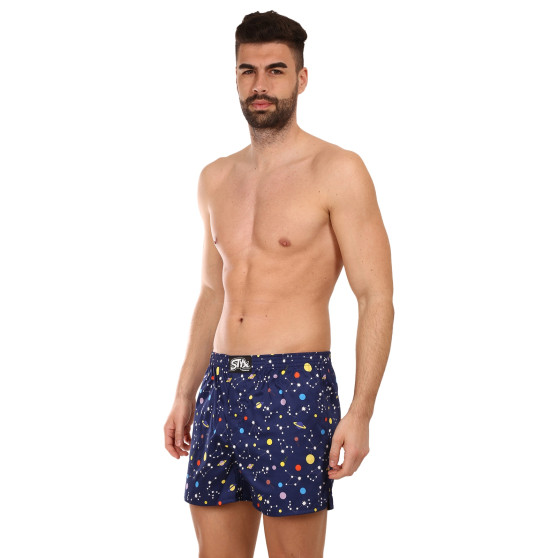 Boxershorts för herrar Styx premium art classic rubber planets (AP1057)