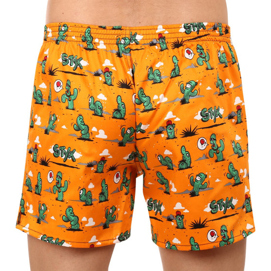 Boxershorts för herrar Styx premium art classic rubber cactus (AP1351)