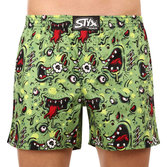 Boxershorts för herrar Styx premium art classic rubber zombie (AP1451)