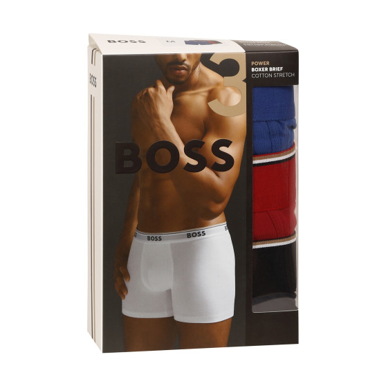 3PACK Boxershorts för herrar BOSS multicolour (50475282 962)