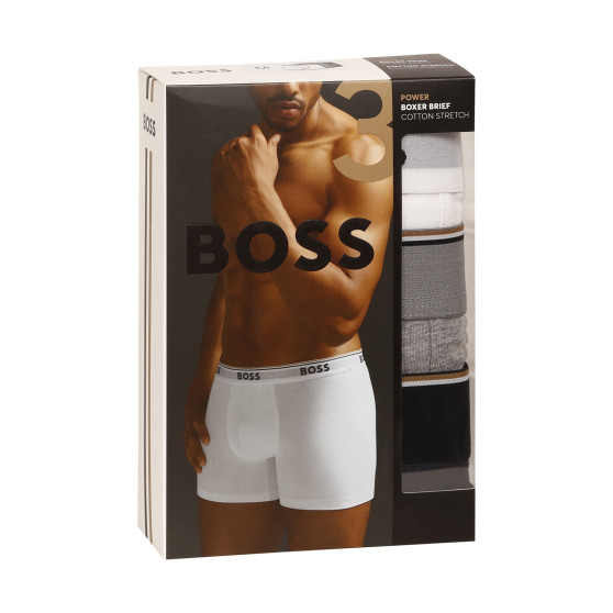 3PACK Boxershorts för herrar BOSS multicolour (50475282 999)