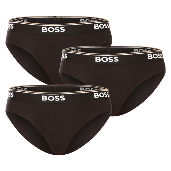 3PACK herrkalsonger BOSS svart (50475273 001)