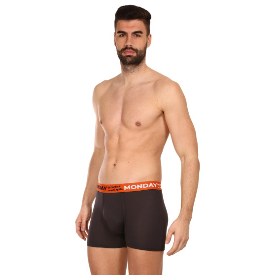 7PACK Boxershorts för herrar Gianvaglia svart (GVG-5068)