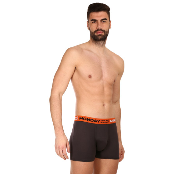 7PACK Boxershorts för herrar Gianvaglia svart (GVG-5068)