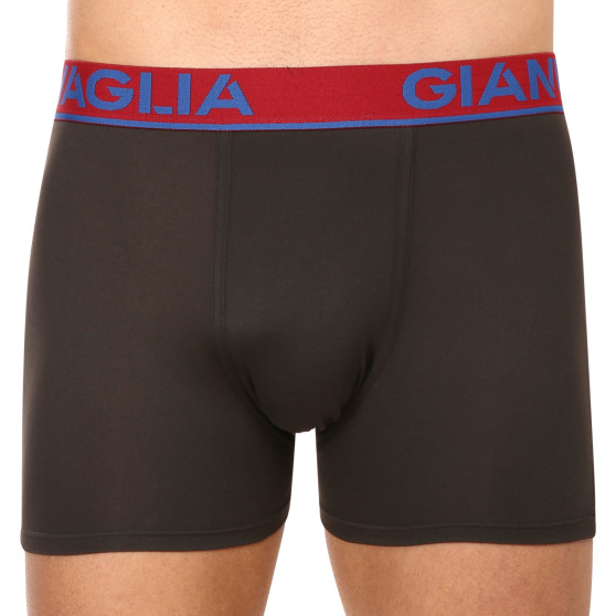 5PACK Boxershorts för herrar Gianvaglia svart (GVG-5010)