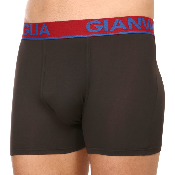 5PACK Boxershorts för herrar Gianvaglia svart (GVG-5010)