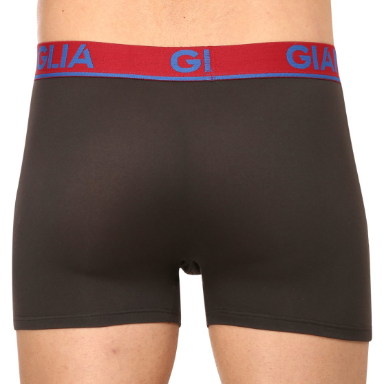 5PACK Boxershorts för herrar Gianvaglia svart (GVG-5010)