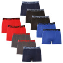 10PACK Boxershorts för herrar Gianvaglia multicolour (9922)