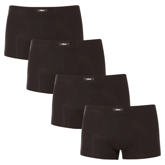 4PACK Boxershorts S.Oliver svart för herrar (MH-35H-48706757)