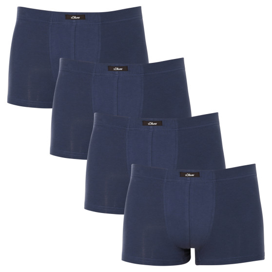 4PACK Boxershorts S.Oliver mörkblå för herrar (MH-35H-60164426)