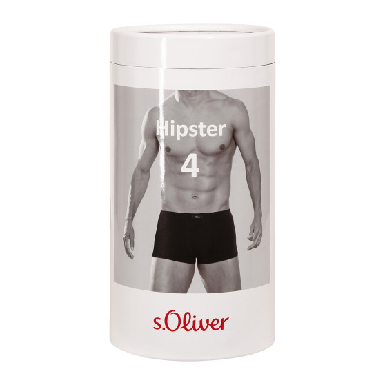 4PACK Boxershorts S.Oliver grå för herrar (MH-35H-41011828)