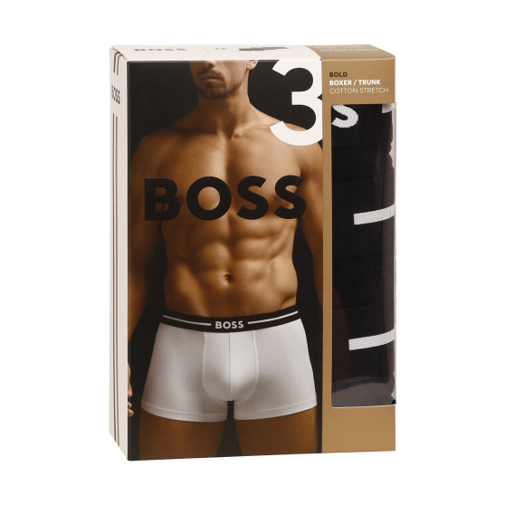 3PACK Boxershorts för herrar BOSS svart (50473916 001)