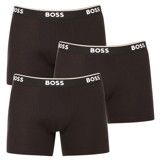 3PACK Boxershorts för herrar BOSS svart (50475282 001)