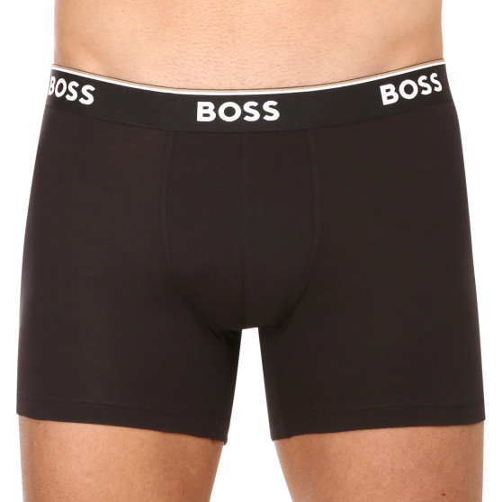 3PACK Boxershorts för herrar BOSS svart (50475282 001)