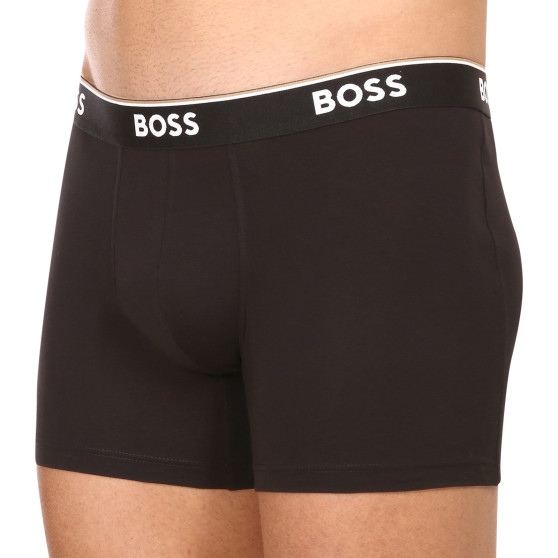 3PACK Boxershorts för herrar BOSS svart (50475282 001)